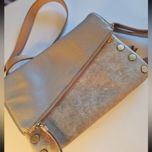 Hammitt Crossbody Bag in Gold and Gray
